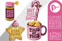 Sarcastic Holiday Sweets Sublimation Product Image 1