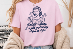 Sarcastic Retro Housewife Quotes PNG Funny Design Product Image 3