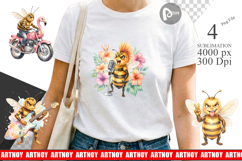 Sarcastic Rocker Bee Sublimation Product Image 1