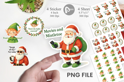 Sticker Sarcastic Santa and Elves Quotes Product Image 1