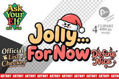 Sarcastic Santa Quotes Clipart Product Image 1