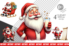 Sarcastic Santa Clipart Product Image 1