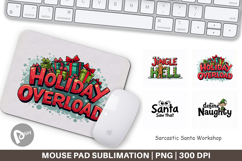 Santa's Workshop Quotes Mouse Pad Product Image 1