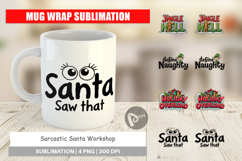 Santa&#039;s Workshop Quotes Mug Wrap Product Image 1