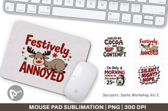 Santa's Workshop Quotes Mouse Pad Product Image 1