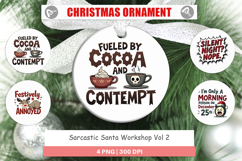 Santa's Workshop Quotes Ornament Product Image 1