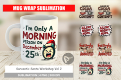 Santa&#039;s Workshop Quotes Mug Wrap Product Image 1