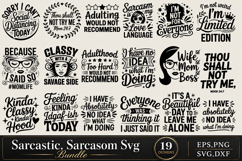 Sarcastic, Sarcasom Svg Bundle Product Image 1