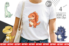 Sassy Baby Dinosaur Sublimation Product Image 1