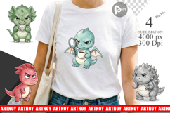 Sassy Baby Dinosaur Sublimation Product Image 1