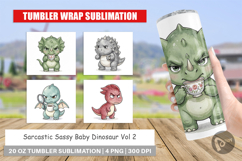 Sassy Baby Dinosaur Tumbler Product Image 1