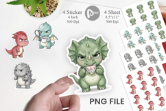 Sassy Baby Dinosaur Sticker Product Image 1