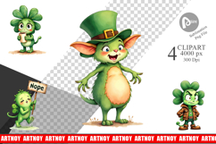 Sarcastic Shamrock Sublimation Product Image 1