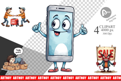 Sarcastic Shopper Spree Clipart Product Image 1