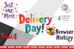 Sarcastic Shopper Quote Clipart Product Image 1