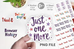 Sarcastic Shopper Quote Sticker Product Image 1