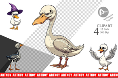 Sarcastic Skelegoose Clipart Product Image 1