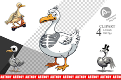 Sarcastic Skelegoose Clipart Product Image 1