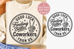 Sarcastic Skeleton Hand, Funny Office Leaving PNG Product Image 1