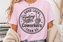Sarcastic Skeleton Hand, Funny Office Leaving PNG Product Image 2