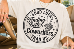 Sarcastic Skeleton Hand, Funny Office Leaving PNG Product Image 3