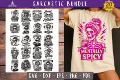 Sarcastic Skeleton Ladies SVG Bundle