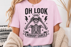 Sarcastic Skeleton SVG, Funny Dark Humor PNG Product Image 2