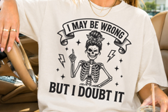 Sarcastic Skeleton SVG, Funny Dark Humor PNG Product Image 3
