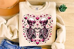 Skeleton Valentine PNG, Valentine&#039;s Day Funny Skeleton PNG Product Image 3