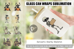 Glass Can Snarky Skeleton Product Image 1