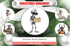 Ornament Snarky Skeleton Product Image 1