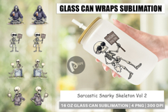 Glass Can Snarky Skeleton Product Image 1
