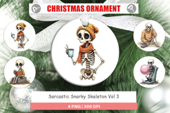 Ornament Snarky Skeleton Product Image 1