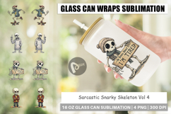 Glass Can Snarky Skeleton Product Image 1