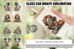 Glass Can Snarky Zombie Doll Product Image 1