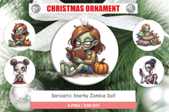 Ornament Snarky Zombie Doll Product Image 1