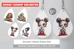 Earring Snarky Zombie Doll Product Image 1