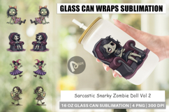 Glass Can Snarky Zombie Doll Product Image 1
