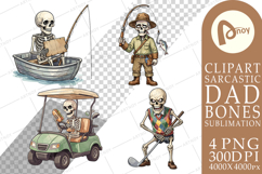 Sarcastic Sports Dad Bone Sublimation Product Image 1