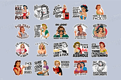 Sarcastic Sticker Bundle - Funny Quotes Printable Stickers