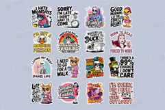 Sarcastic Sticker Bundle - Funny Quotes Printable Stickers
