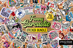 Sarcastic Sticker Bundle - Funny Quotes Printable Stickers