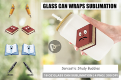 Glass Can Sarcastic Study Buddies Product Image 1