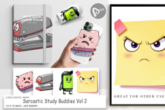Digital Paper Sarcastic Study Buddies Product Image 1