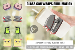 Glass Can Sarcastic Study Buddies Product Image 1