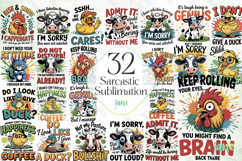 Sarcastic Sublimation Sublimation Product Image 1