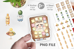 Sarcastic Summer Gear Vibes Sticker Product Image 1