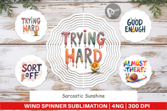 Sarcastic Sunshine Wind Spinner Product Image 1