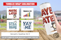 Sarcastic Sunshine Tumbler Product Image 1