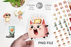Sarcastic Surreal Cuties Sticker Product Image 1